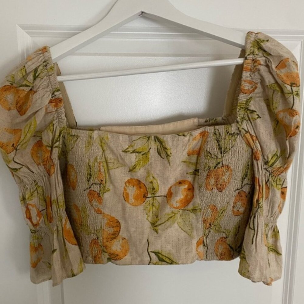 Urban Outfitters Orange Yellow Blouse